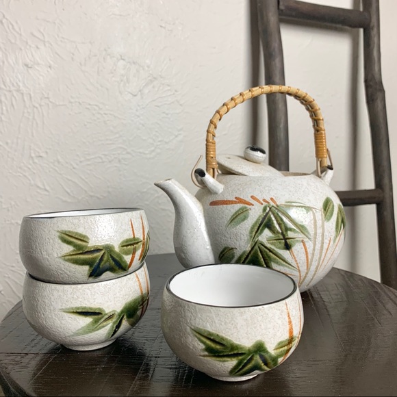 Vintage Other - Vintage Japanese 6 cup full tea set